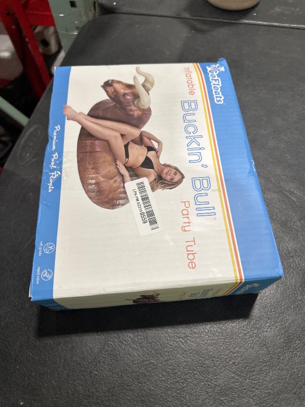 Photo 1 of GoFloats Inflatable Buckin' Bull Pool Float Party Tube - Grab Summer By The Horns