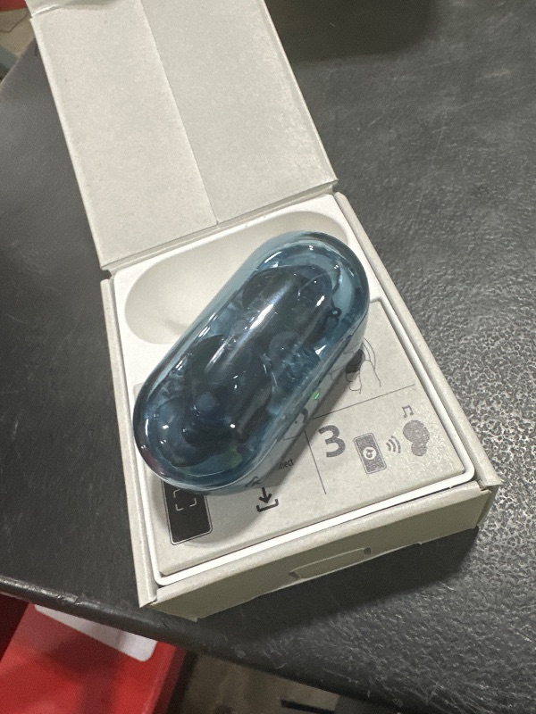 Photo 1 of Sony WF-C710N Truly Wireless Noise-Canceling Earbuds with up to 30-Hour Battery Life, Lightweight and Secure, Glass Blue