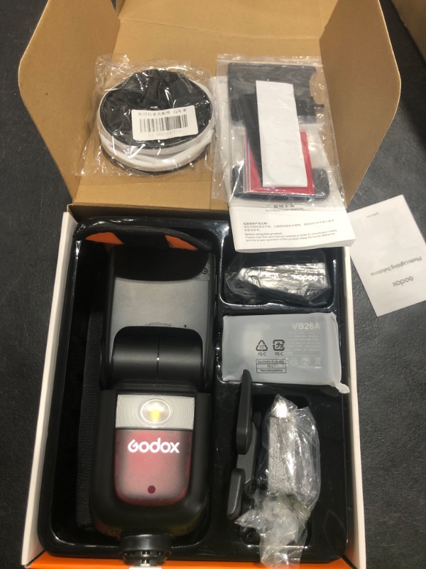 Photo 1 of GODOX V860III-N Camera Flash 2.4 G GN60 TTL HSS Master-Slave High Speed Sync 1/8000s Brightness Adjustable 2600mAh Rechargeable Lithium Ion Battery Compatible with Nikon SLR Cameras