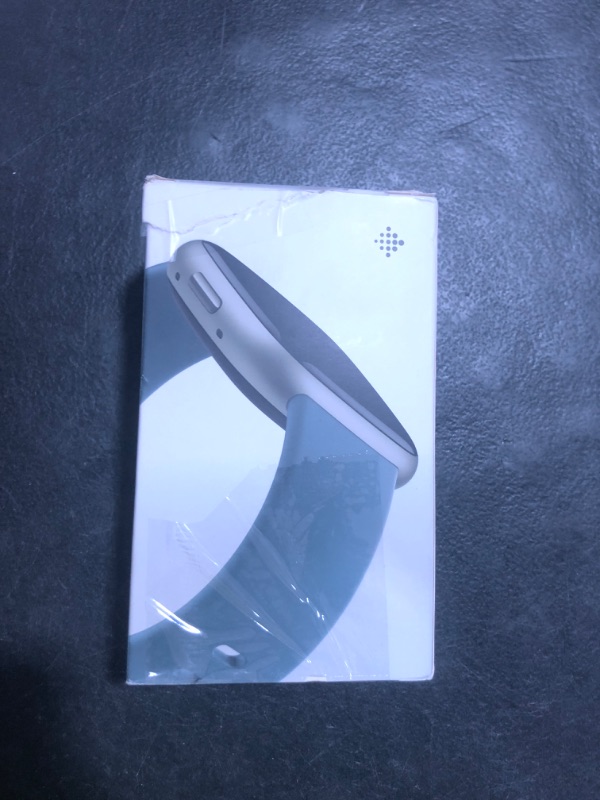 Photo 1 of Fitbit Versa 4 Fitness Smartwatch with Daily Readiness, GPS, 24/7 Heart Rate, 40+ Exercise Modes, Sleep Tracking and more, Waterfall Blue/Platinum, One Size (S & L Bands Included)