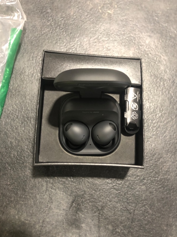 Photo 1 of SAMSUNG Galaxy Buds2 Pro True Wireless Bluetooth Earbuds, Graphite, Hi-Fi Sound, 360 Audio, Active Noise Cancelling, Comfort Fit, HD Voice, IPX7 Water Resistant [US Version, 1Yr Manufacturer Warranty]
