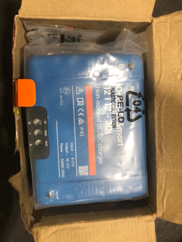 Photo 1 of Victron Energy Orion-Tr Smart DC to DC Charger (Bluetooth) - 12/12-Volt 30 amp 360-Watt - Battery Charger for Dual Battery Systems - Non-Isolated