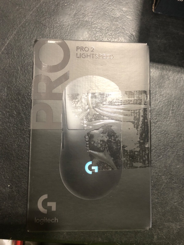 Photo 1 of Logitech G PRO 2 Lightspeed Wireless Gaming Mouse, Right- or Left-Handed Mouse with up to 4 Customizable and Switchable Magnetic Side Buttons, 44K DPI Sensor, USB-C Charging, for PC/Mac - Black