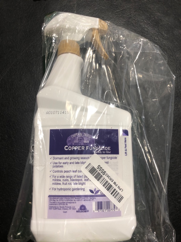 Photo 1 of Bonide Captain Jack's Copper Fungicide, 32 oz Ready-to-Use Spray for Organic Gardening, Controls Common Diseases