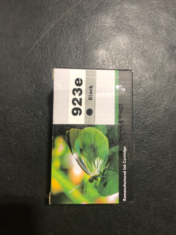 Photo 1 of 923e Black Replacement for HP 923 Black Ink Cartridges HP923 HP923e 923XL Compatible with OfficeJet Pro 8130e 8135e 8138e 8139e 8125e 8130 Office Jet 8122e 8120 Series Printer (1 * 923 e BK)