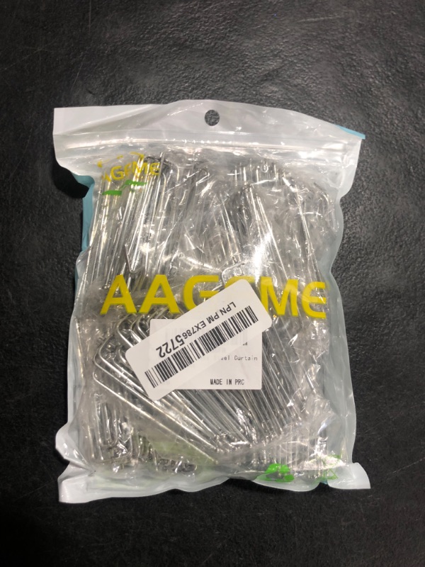 Photo 1 of 90PCS Stainless Steel Curtain Pleat Hooks,Drapery Hook and Pin for Pleated Drapes 4 Prongs Pinch Pleat Hook Clips,Traverse Pleater 4 End Curtain Hangers for Window Door Bathroom Curtain