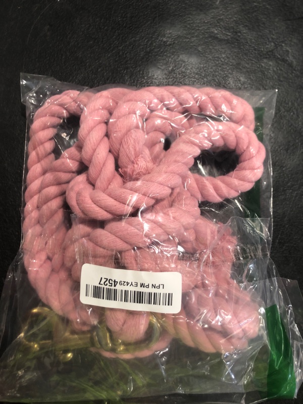 Photo 1 of Weaver Leather Cotton Lead Rope, Pink/Blue, 5/8" x 10'