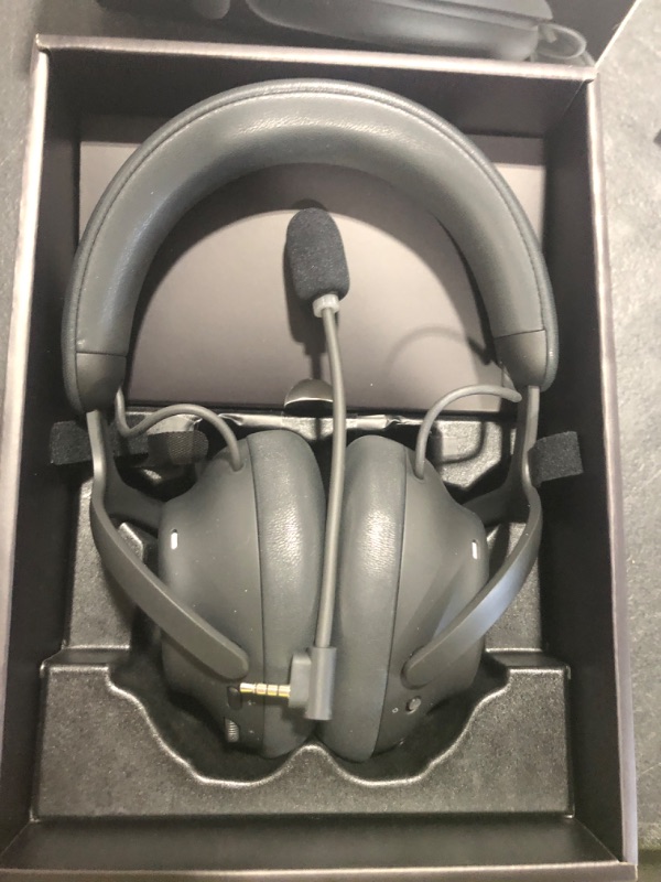 Photo 1 of Alienware Pro Wireless Gaming Headset - Wired/Wireless, Bluetooth 5.3, 15 Minute Fast Charging, Audio Output 20 Hz, Battery Talk Time (ANC on) Up to 24 Hrs (Bluetooth), Dark Side of The Moon