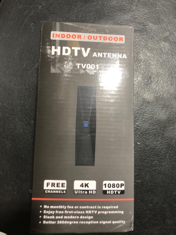 Photo 1 of 2025 Antenna for Smart TV for Local Channels,TV Antenna Indoor for Long Range Reception, Digital Antenna for Easy Installation and All Smart/Old TVs, Supports 4K 1080P HD VHF UHF