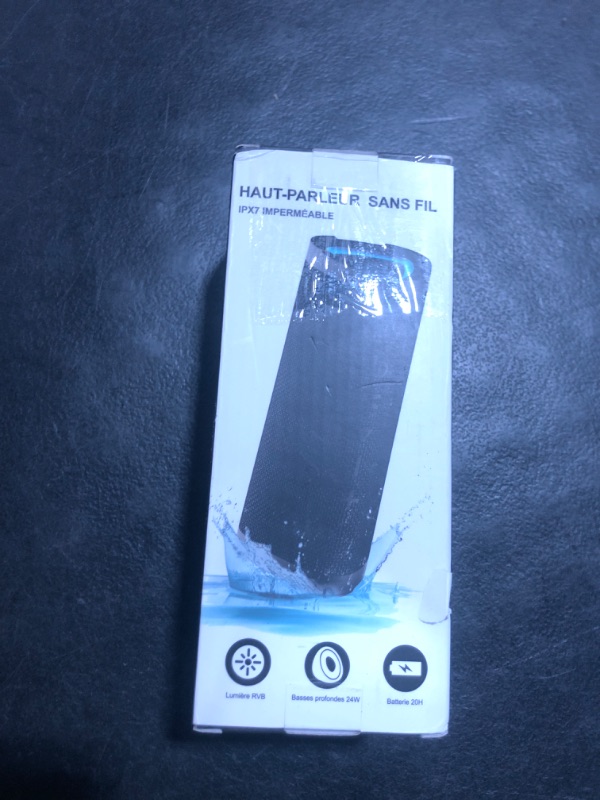 Photo 1 of Vanzon Bluetooth Speakers, V40 Portable Wireless Speaker V5.0 with 24W Loud Stereo Sound, 24H Playtime, TWS & IPX7 Waterproof, Suitable for Travel, Home and Outdoors