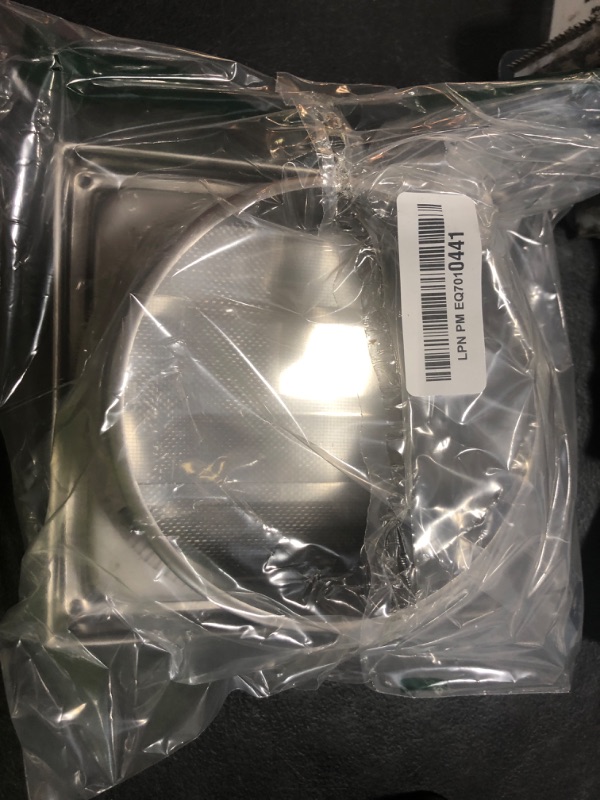 Photo 1 of [Upgraded]AMI PARTS 6" Stainless Steel Dryer Vent Cover, Exterior Wall Vent Cover with Metal Mesh Screen and Louvre for AC Vent, Range Hood Vent, Dryer Vent