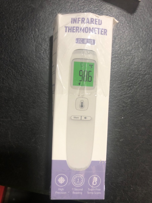Photo 1 of No-Touch Thermometer for Adults and Kids, Accurate Digital Baby Thermometer, Fever Alarm & Silent Mode, 2 in 1 Forehead & Object Mode