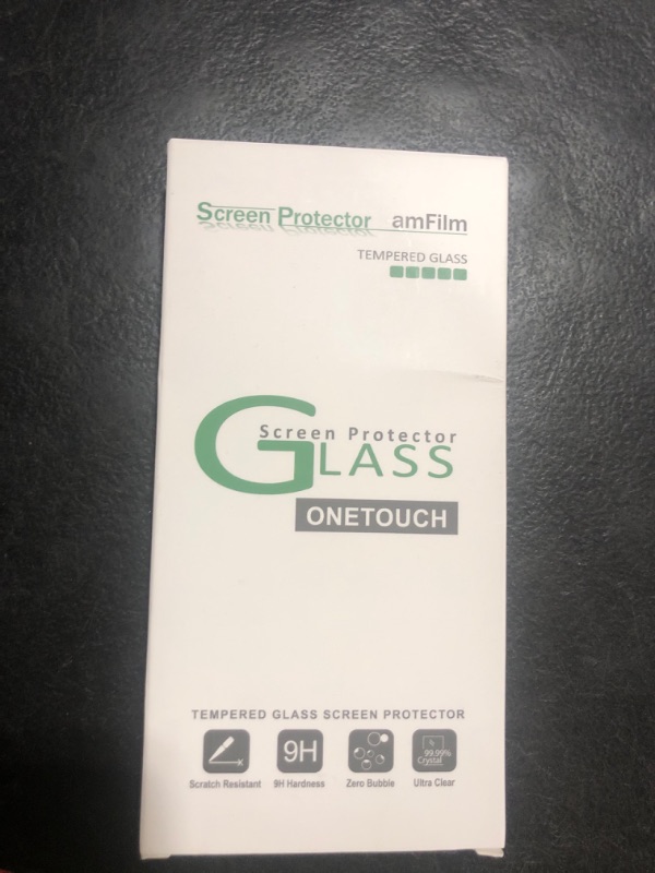 Photo 1 of amFilm Auto-Alignment OneTouch for iPhone 16 [6.1''] Screen Protector + Camera Lens Protector, Tempered Glass, 30 seconds Installation, Bubble Free, Case Friendly, Anti-Scratch [2+2 Pack]