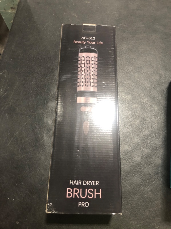 Photo 1 of WEEYUM Rotating Hair Dryer Brush with 2 Detachable Brush Heads, 3 in 1 Hot Air Spinning Brush for Volumizer/Drying/Smoothing/Curling