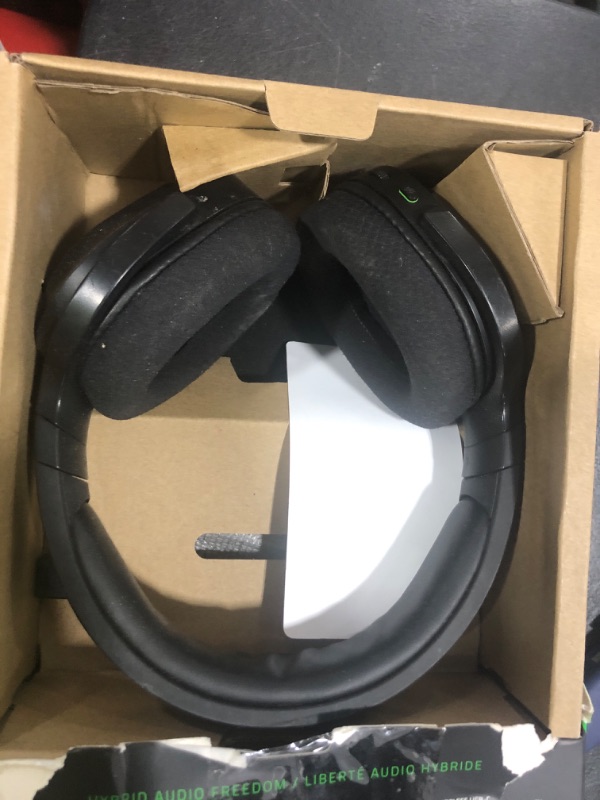 Photo 1 of Razer Barracuda X Wireless Gaming & Mobile Headset (PC, PlayStation, Switch, Android, iOS): 2.4GHz Wireless + Bluetooth - Lightweight - 40mm Drivers - Detachable Mic - 50 Hr Battery - Black