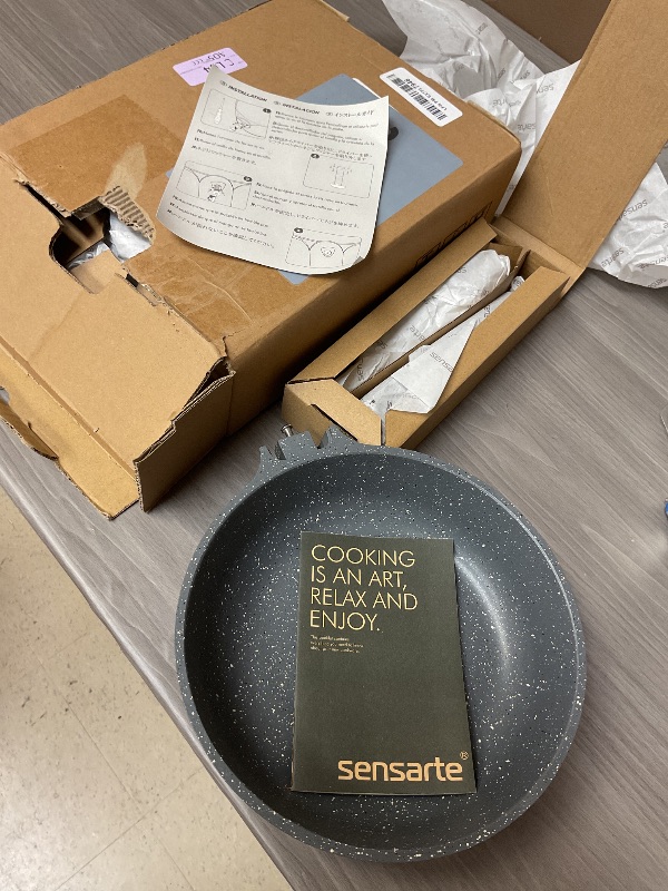 Photo 1 of SENSARTE Non-Stick Frying Pan Skillet, Swiss Granite Coating, Omelette Pan, NEW