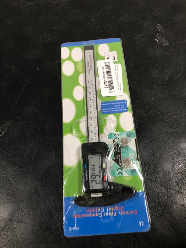 Photo 1 of Digital Caliper, Sangabery 0-6 inches Caliper with Large LCD Screen, Auto - Off Feature, Inch and Millimeter Conversion Measuring Tool, Perfect for Household/DIY Measurment, etc