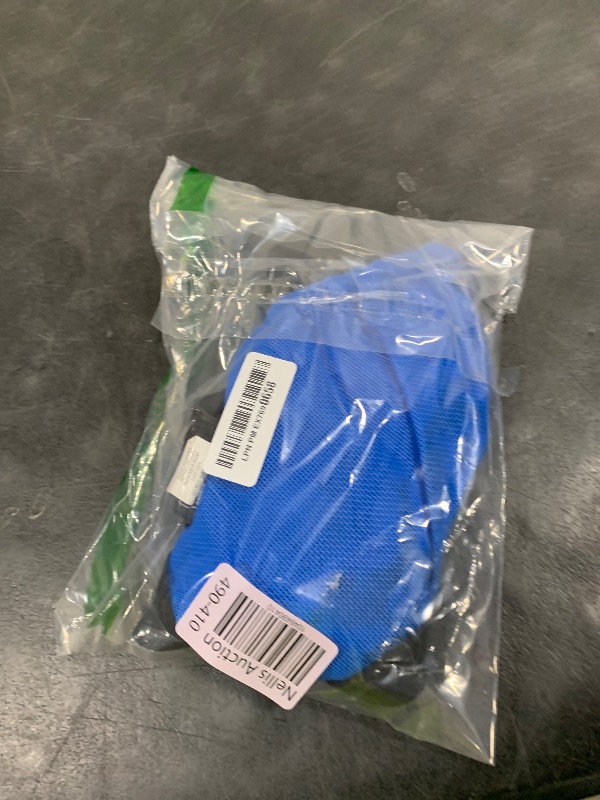 Photo 1 of Harrison Howard Cattle Livestock Fly Mask Breathable Mesh Padded Edging with Fun Patterns Large Spacing Forelock Opening Design Adjustable Fit for Cattle Print Blue