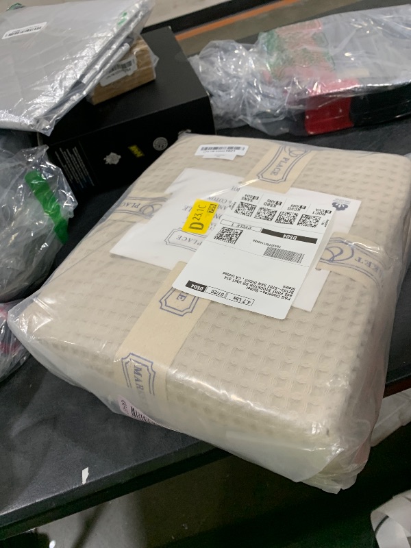 Photo 1 of 100% Cotton Waffle Weave Bed Blanket | Soft, Breathable, and Lightweight Blanket for All-Season | Perfect for Layering | Brielle Collection (King, Taupe)