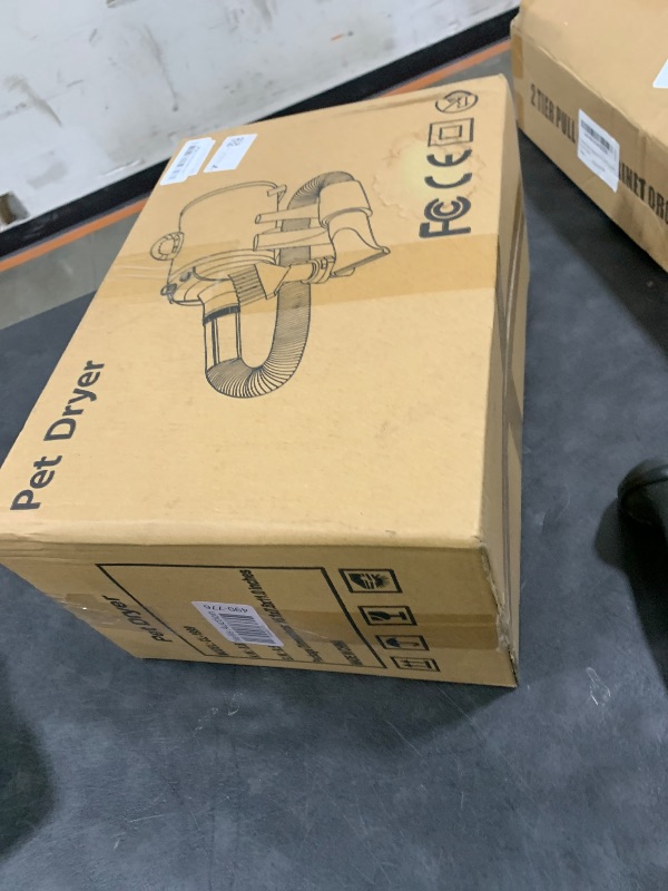 Photo 1 of EGFKI Dog-Hair-Dryer, 5.2HP/ 3800W High Velocity Pet Blow Dryer with Heater for Grooming, Speed Temperature Adjustable Dog Blower Grooming Dryer with 4 Nozzles