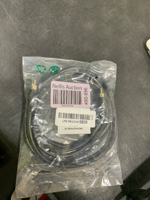 Photo 1 of Monoprice Audio/Video Coaxial Cable - RCA Male to Male, RG-59U, 75ohm, 6 Feet, Black