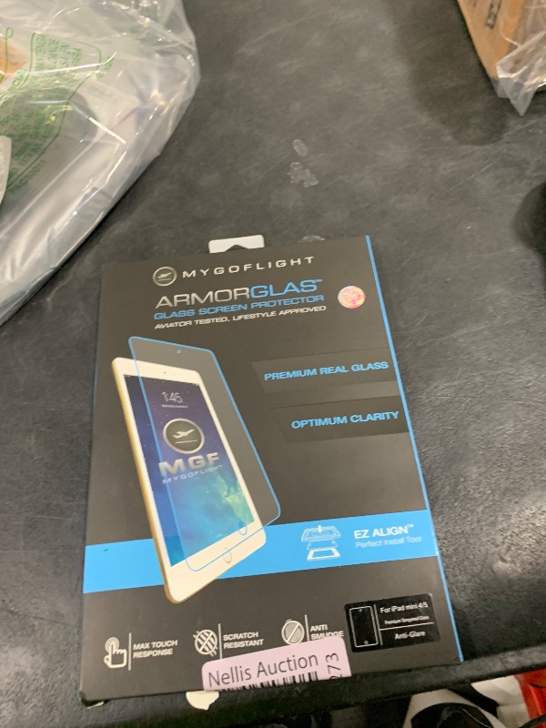 Photo 1 of MYGOFLIGHT ArmorGlas – Tempered Glass Screen Protector for iPad Mini 4/Mini 5 - Anti-Glare, Anti-Reflection, Anti-Shatter, Scratch and Fingerprint Resistant, Bubble-Free Easy Install