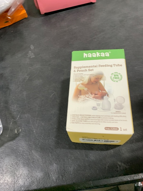 Photo 1 of haakaa Supplemental Feeding Tube & Pouch Set,Baby Supplemental Nursing System,SNS Breastfeeding System,Food Grade Silicone