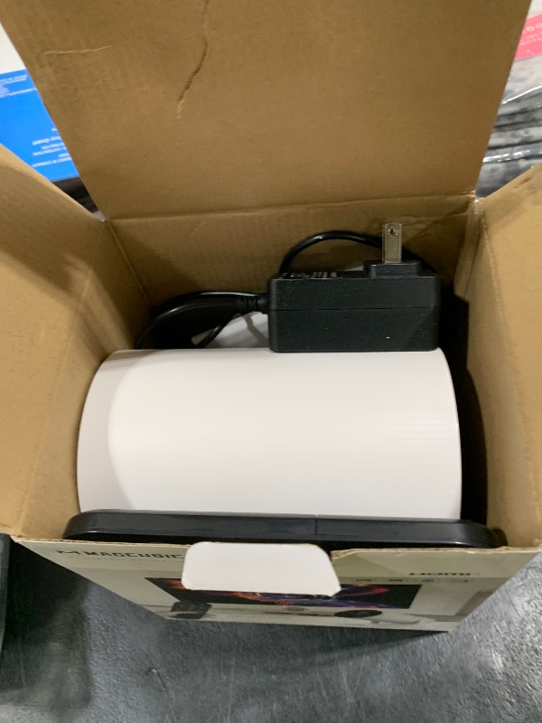 Photo 1 of ?Electric Focus?Magcubic Mini Projector 4K Support, Portable Projector with WiFi 6 and Bluetooth 5.4, Smart Proyector, 5W Soundbase Speaker, 180° Rotation for Home Theater HY300 Ultra