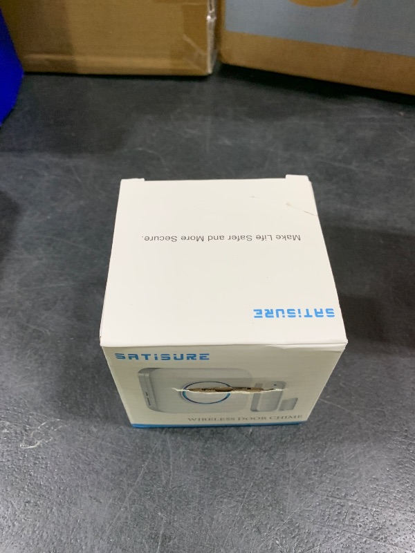 Photo 1 of Door Chime, Satisure Wireless Door Open Contact Sensor Alarm Chime with 600 FT Range 58 Chimes 5 Volume Levels LED Indicators, Door Ringer Alert for Business/Store/Home/Office When Entering
