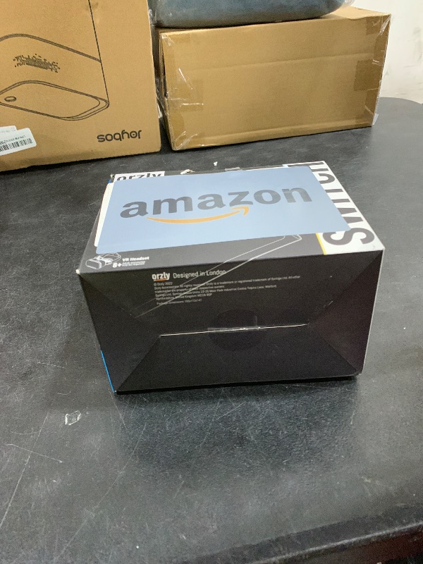 Photo 1 of Orzly VR Headset Designed for Nintendo Switch & Switch OLED Console with Adjustable Lens for a Virtual Reality Gaming Experience and for Labo VR - Black - Gift Boxed Edition
