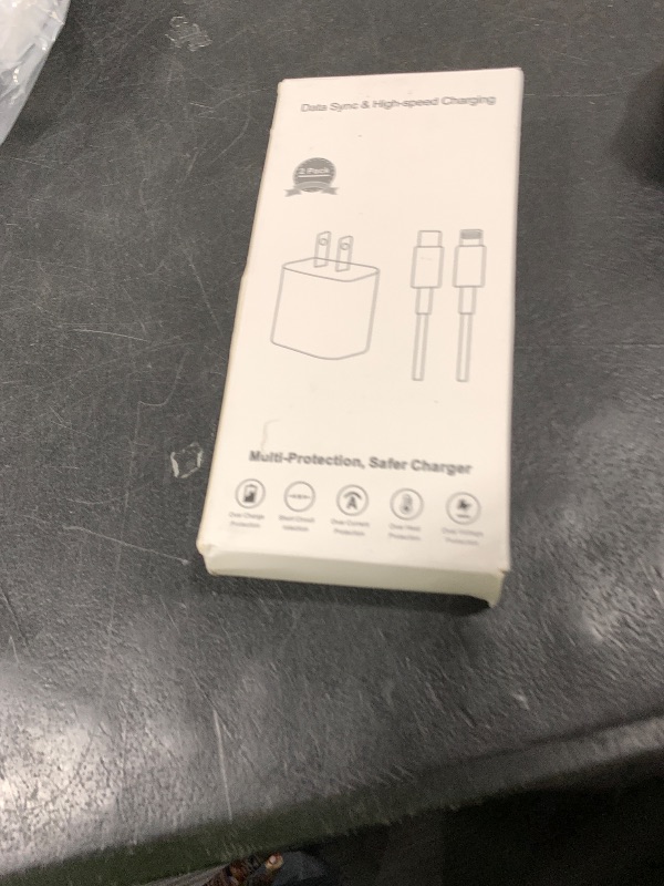Photo 1 of [Apple MFi Certified]6FT iPhone Fast Charger Cord,2Pack USBC i Phone Charge 20W PD USB C Fast Wall Charger Block Lightning Fast Charging Cable for iPhone 14/Pro/Pro Max/Plus/13/12/11/XS/XR/SE2022/iPad