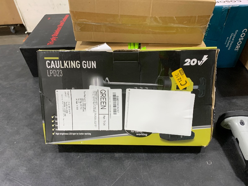 Photo 1 of Cordless Caulking Gun for DeWalt 20V Max Battery, 10 Oz/300ml Electric Silicone Gun,with LED Light,4 Adjustable Speed for Filling, Sealing, Repair?NO BATTERY?