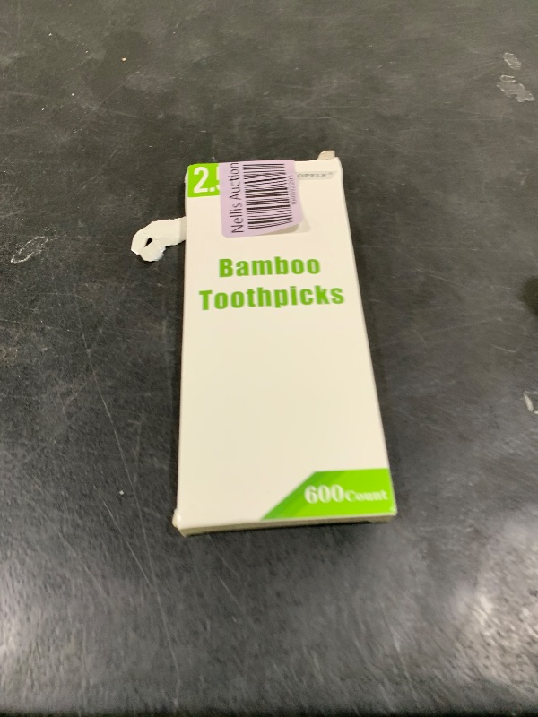 Photo 1 of 600 Count Bamboo Toothpicks for Teeth Cleaning, Appetizer, Olive, Barbecue, Fruit, Double-Points Wooden Toothpick.