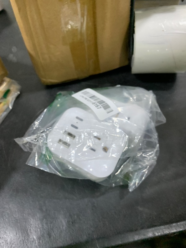 Photo 1 of 2 Pack US to Australia Power Plug Adapter, HANYCONY New Zealand Power Adapter 4 Outlets 4 USB Ports(2 USB C), Type I Plug Adapter for USA to Australian AU China Argentina Fiji Cruise Travel Essentials