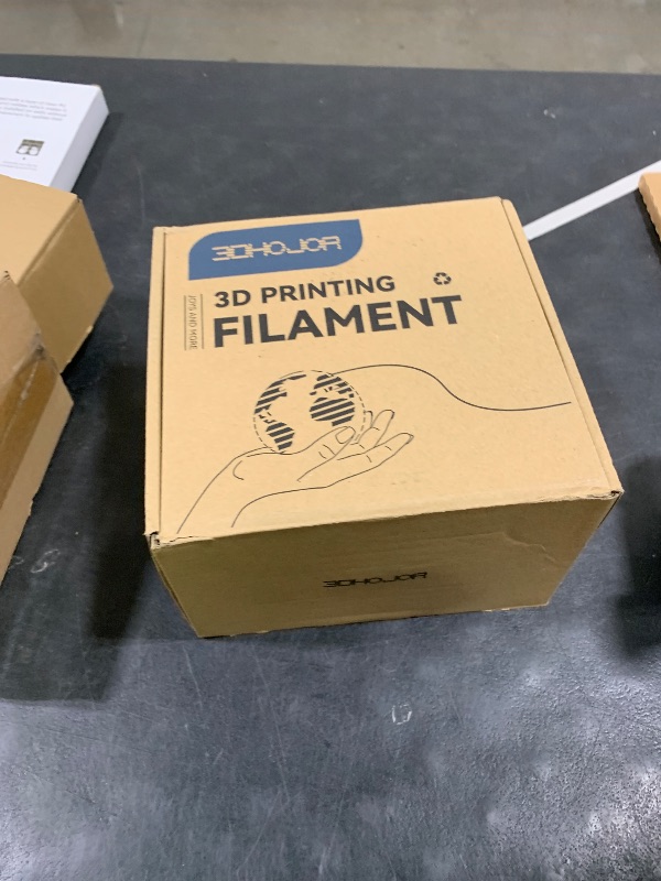 Photo 1 of 3DHoJor Silk PLA Filament 1.75mm, PLA Filament 1.75mm Silk Shiny 3D Printer Filament, 1kg*2 Cardboard Spool, Dimensional Accuracy +/- 0.03 mm, Fit Most FDM Printer(Silk Silver+Gold)