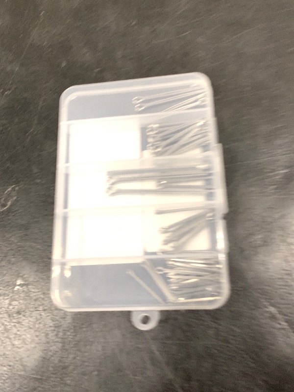 Photo 1 of Seept 120Pcs Cotter Pins 304 Stainless Steel Cotter Pins Assortment Kit Tractor Pin Used for Hitch Pin Lock System, Trucks, Engine Repair in Towing Hitch Clips & Pins