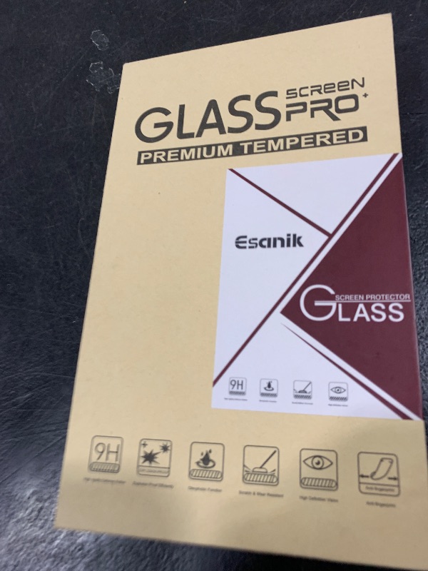 Photo 1 of Esanik 2 Pack 4-way 360 Anti-spy for iPhone 13/13 pro/14 Privacy Screen Protector 6.1'' Tempered Glass, Installation Frame, 9H Hardness, Easy Installation