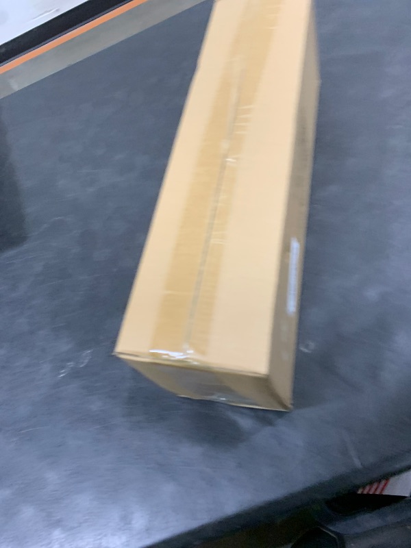 Photo 1 of 1 Inch Industrial Curtain Rods for Windows 66 to 120 Inches, Blackout Wrap Around Curtain Rod, for Indoor and Outdoor, Simple Design, 95 to 150 Inches, Black