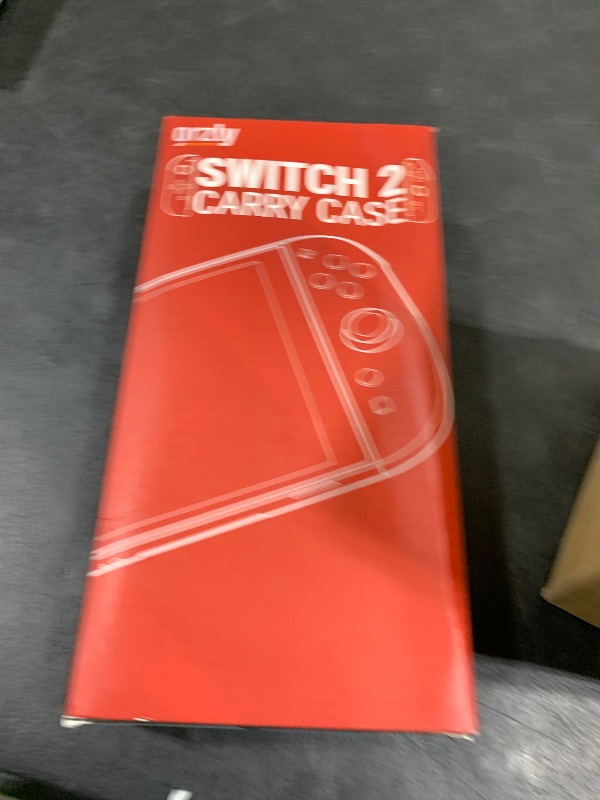 Photo 1 of Orzly Case for Nintendo Switch 2 Protective Travel Carry Case with Screen Padding, Game Cards & microSD Slots with Zipped & Open Pockets for Console Accessories - Gift Box Edition