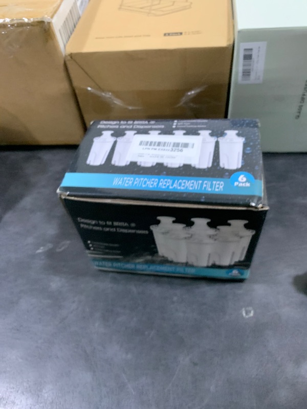 Photo 1 of Water Filter Replacements Fit for Brita Pitchers and Dispensers Compatiable with Bri-ta Filter Replacement Fit for Brita Water Pitcher Classic OB03, 35557 Mavea 107007, and More, 6 Count By BOGDA