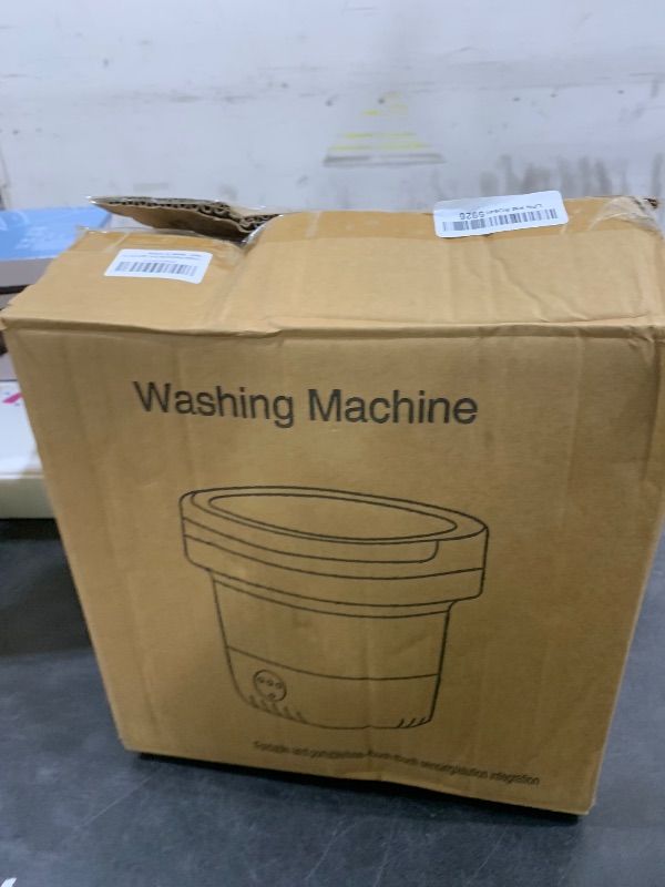 Photo 1 of Portable Washing Machine, 16L Upgraded with Spin Basket Laundry Machine, 3 Cleaning Modes Suitable for Small Clothes, Foldable Design Ideal for Hotel, Home, Apartment and Campain