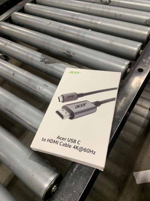 Photo 1 of Acer USB C to HDMI Cable for Home Office 6.6FT (4K@60Hz), High-Speed Type C to HDMI 2.0 Braided Cord, Thunderbolt 4/3 Compatible with MacBook, iPhone 16/15 Pro/Max, iMac, iPad Pro, Galaxy S24, Surface