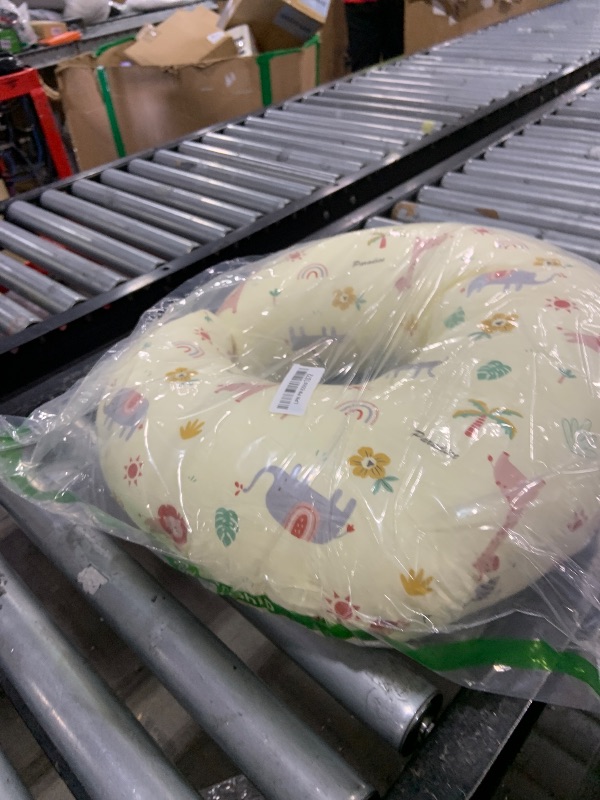 Photo 1 of Nursing Pillow, Breastfeeding Pillows with Standard Size Removable Cover, Breast Feeding Pillow with Breathable Filling, Ergonomic Nursing Essentials for Bottle and Breastfeeding- Animal Yellow