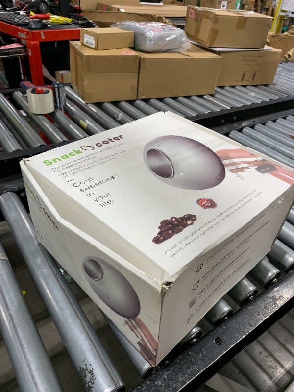 Photo 1 of Aieve Snack Coater Compatible with KitchenAid Tilt-Head Stand Mixer for Making Chocolate Covered Almonds, Pistachio, Peanut, Freeze Dried Strawberry, Raisin, Macadamia Nuts and Blueberry