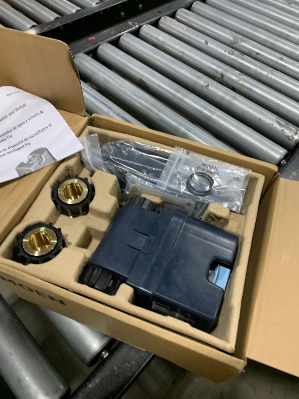 Photo 1 of Moen Flo Smart Water Monitor and Automatic Shutoff Sensor, Wi-Fi Connected Water Leak Detector for 1-Inch Diameter Pipe, 900-006