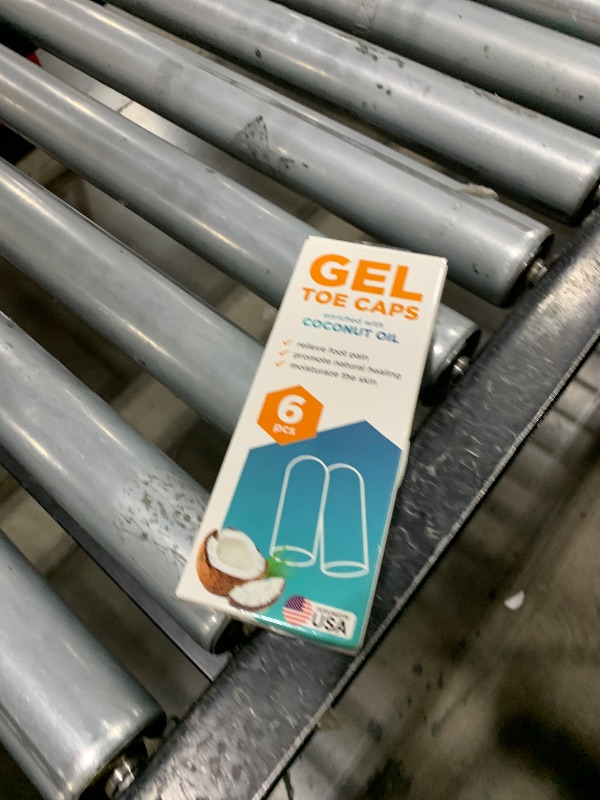 Photo 1 of Homergy Original Soft Gel Toe Cap - 6 Small Toe Protectors for Women & Men, Provide Relief from Missing/Ingrown Toenails, Corns, Calluses, Blisters