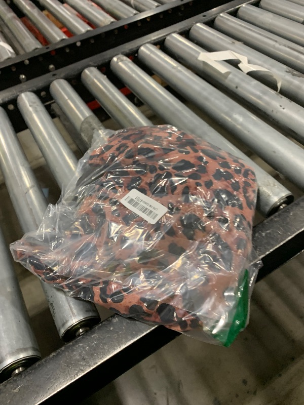 Photo 1 of Verdusa Women's Y2k Leopard Print Mesh Sheer Bodycon Maxi Dress Long Sleeve Fall Outfits Cheetah Print Going Out Club Dress Redwood Small