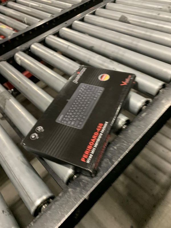 Photo 1 of Perixx PERIBOARD-426 Wired Mini Low Profile Keyboard (Wired USB), US English Layout (11665)