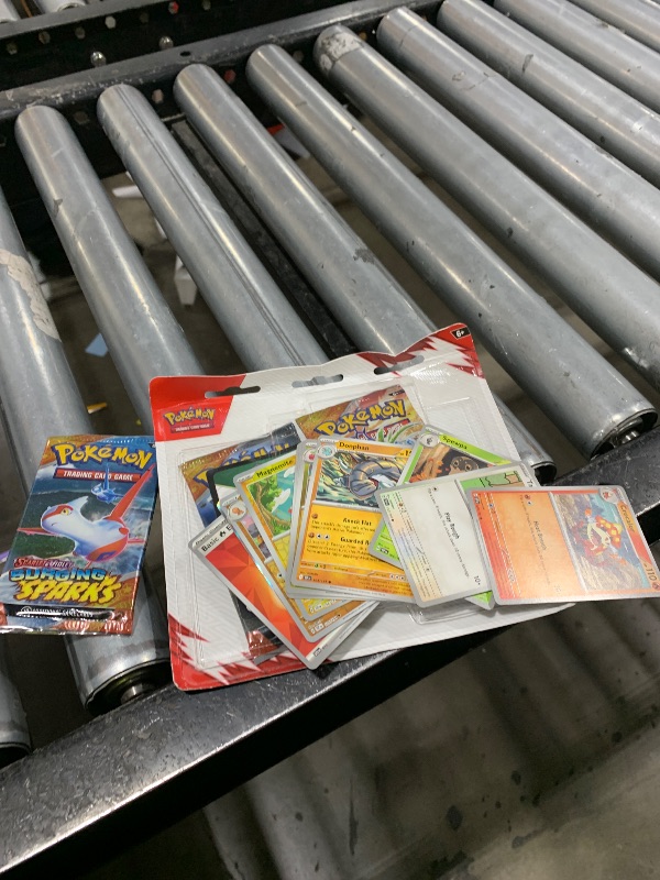 Photo 1 of Pokemon TCG Scarlet & Violet Destined Rivals Three Booster Blister Pack (Receive one at Random)