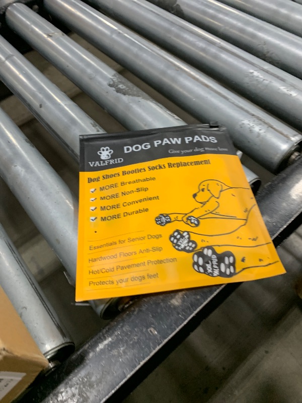 Photo 1 of ?VALFRID Dog Paw Protector Pads,15 Sets-60 Pads Anti-Slip Grips for Hardwood Floors,Best for Hot Pavement,Strong Self-Adhesive Traction Stickers for Senior Dog Essentials Multicolor S